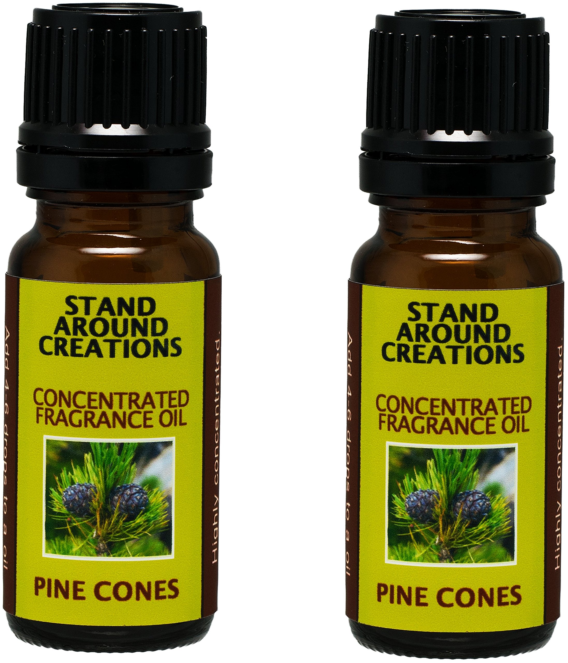 Stand Around CreationsSet of 2 Pine Cones Concentrated Fragrance Oil .33-oz./each