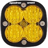 Baja Designs Squadron Sport LED Light Pods for Jeeps, Truck, Off Road, UTV - 2 PCS LED with Wiring Harness (Wide Cornering; Amber)