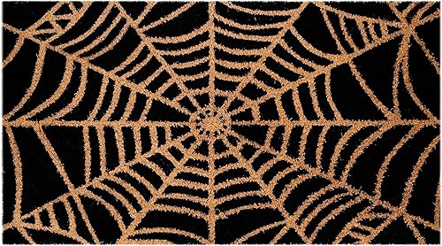 THEODORE MAGNUS - Felpudo de fibra de coco natural con parte trasera antideslizante, 17 x 30cm6.7 x 11.8, para exterioresinteriores