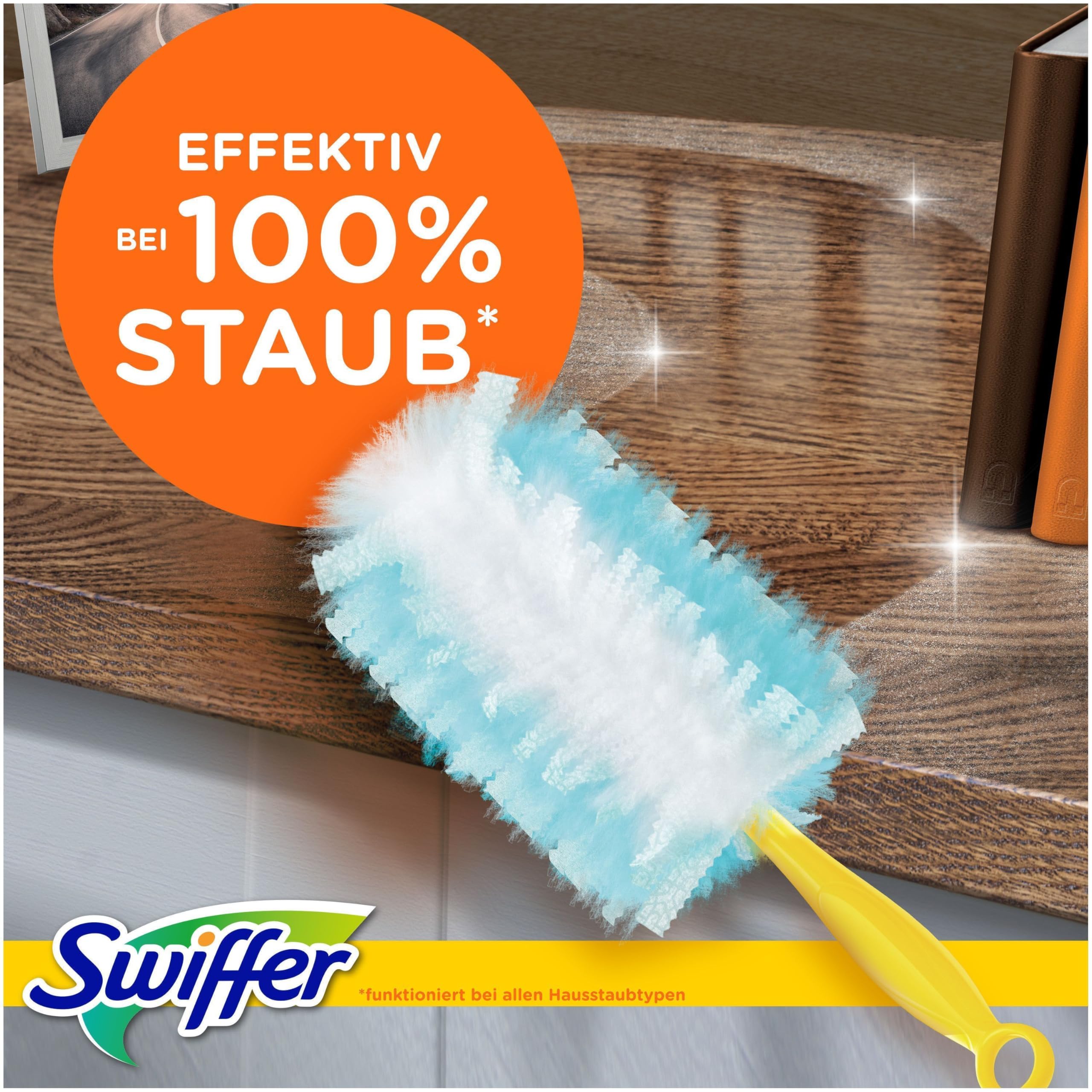 Swiffer Staubmagnet Nachfüllpackung, 45 Tücher (9x5 Tücher), Fängt Und Schließt 3-mal Mehr Staub Und Haare EIN Als Herkömmliche Staubwedel