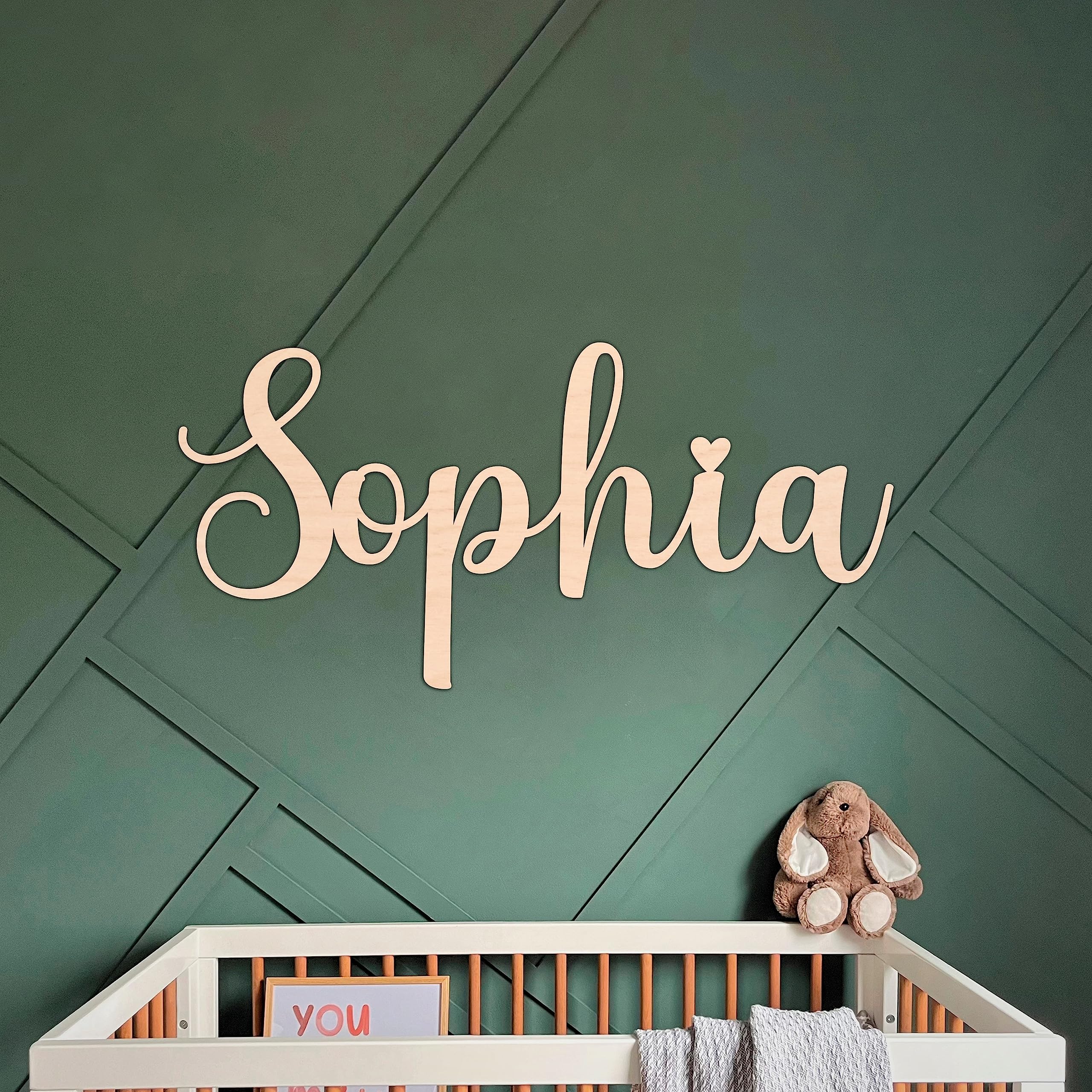 Personalized Wooden Name Sign, Custom Nursery Decor, Kids Room Decor, Sign for Nursery, Custom Name Sign, Letters for Wall Decor