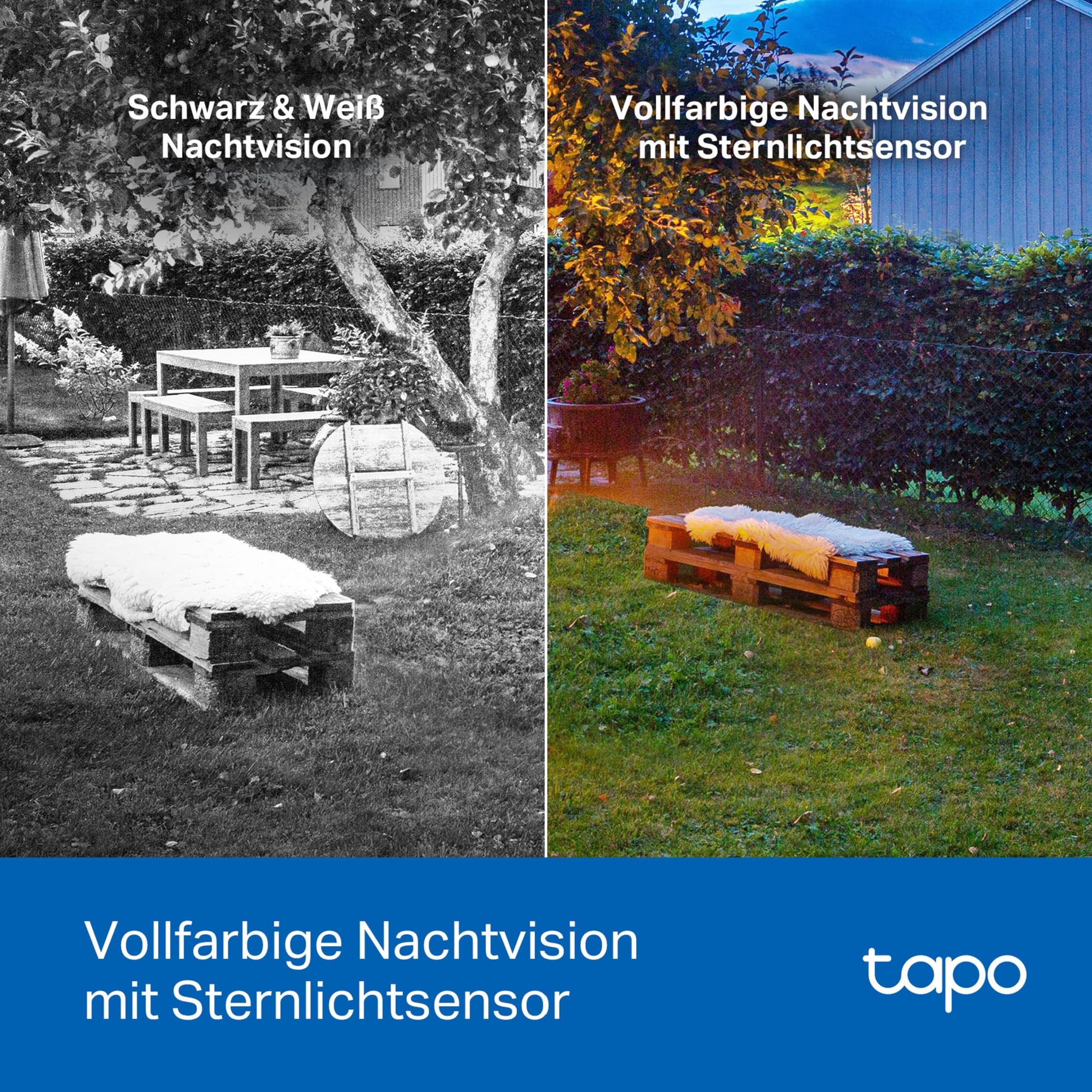 Tapo C425 Außenkamera Akku, Überwachungskamera aussen mit Magnetische Basis, 2K Auflösung, WLAN, 10000-mAh-Akku, 142° FOV, Kein Hub erforderlich, Unterstützt Solarpanel