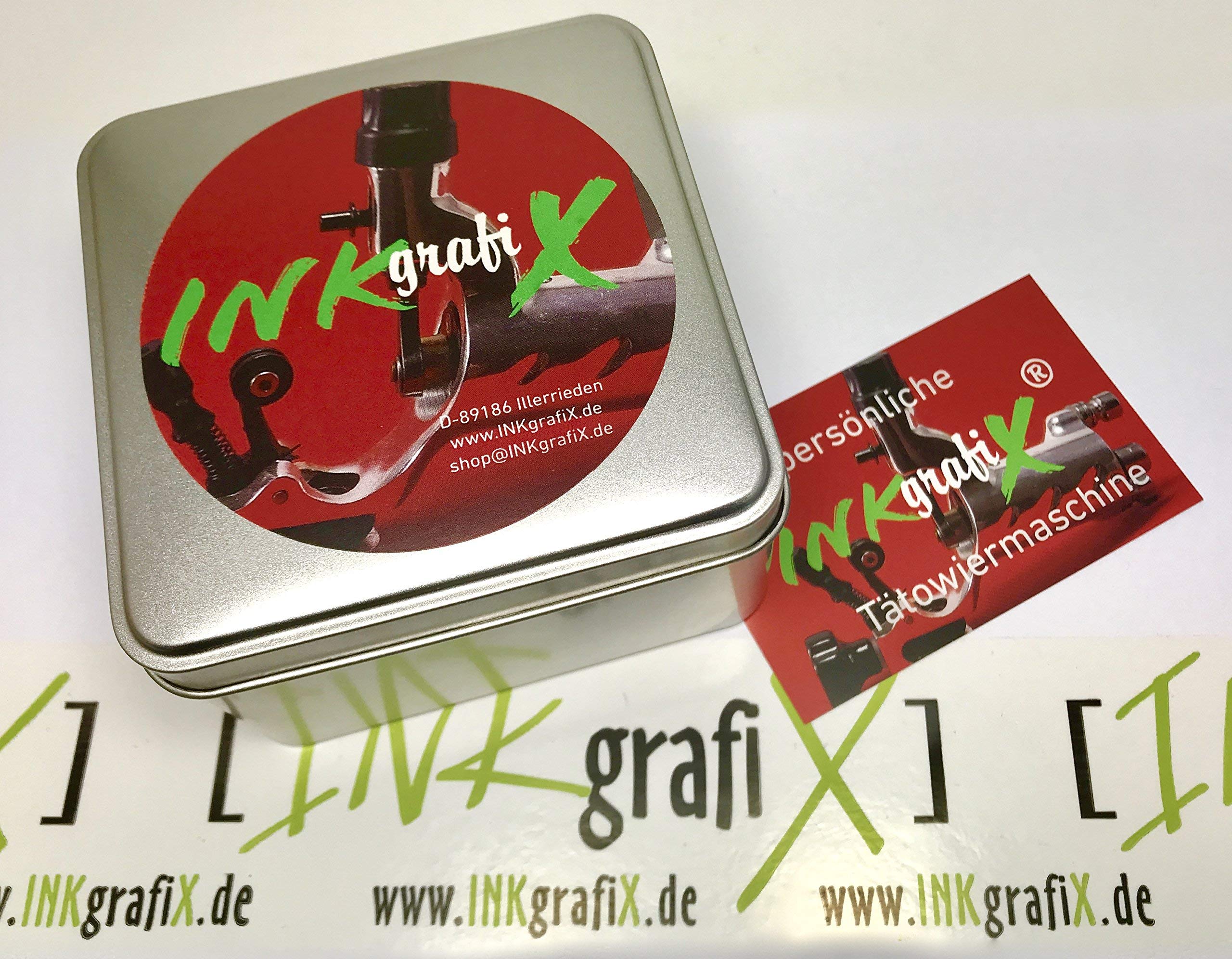 TATTOO ROTARY KOMPLETTSET START S-H2- INKgrafiX® Deutschland - SET vom PROFI - ROTARY IG-7g - STUDIO IG04925