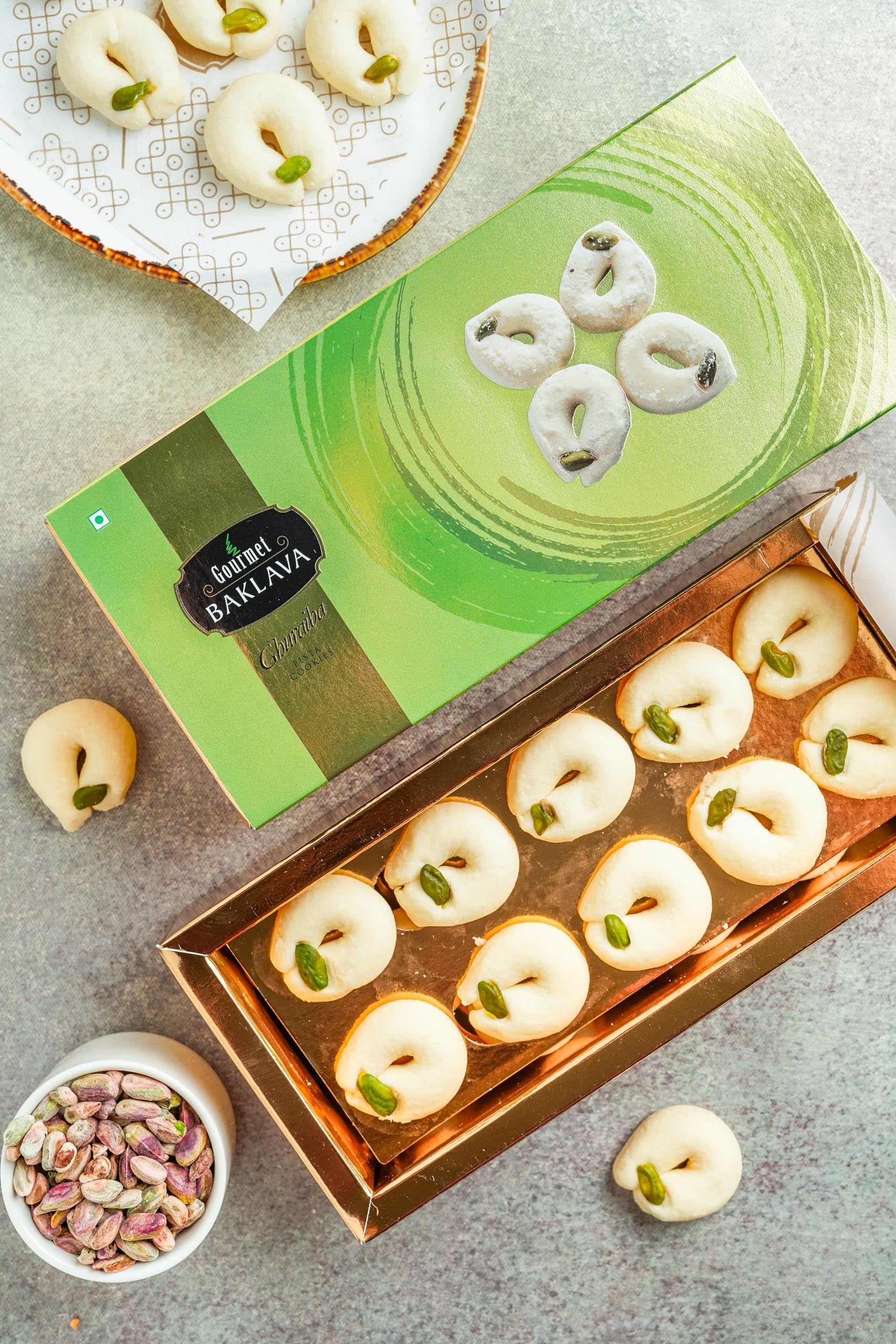 Gourmet Baklava Garaiba Mamoul (Pack of 1)