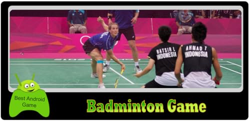 Badminton game