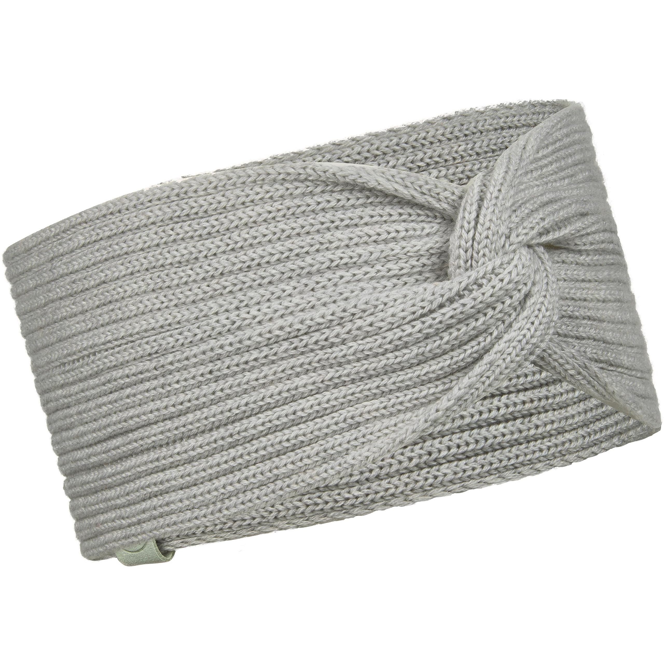 Buff Women's Light Grey Unisex Knitted Headband