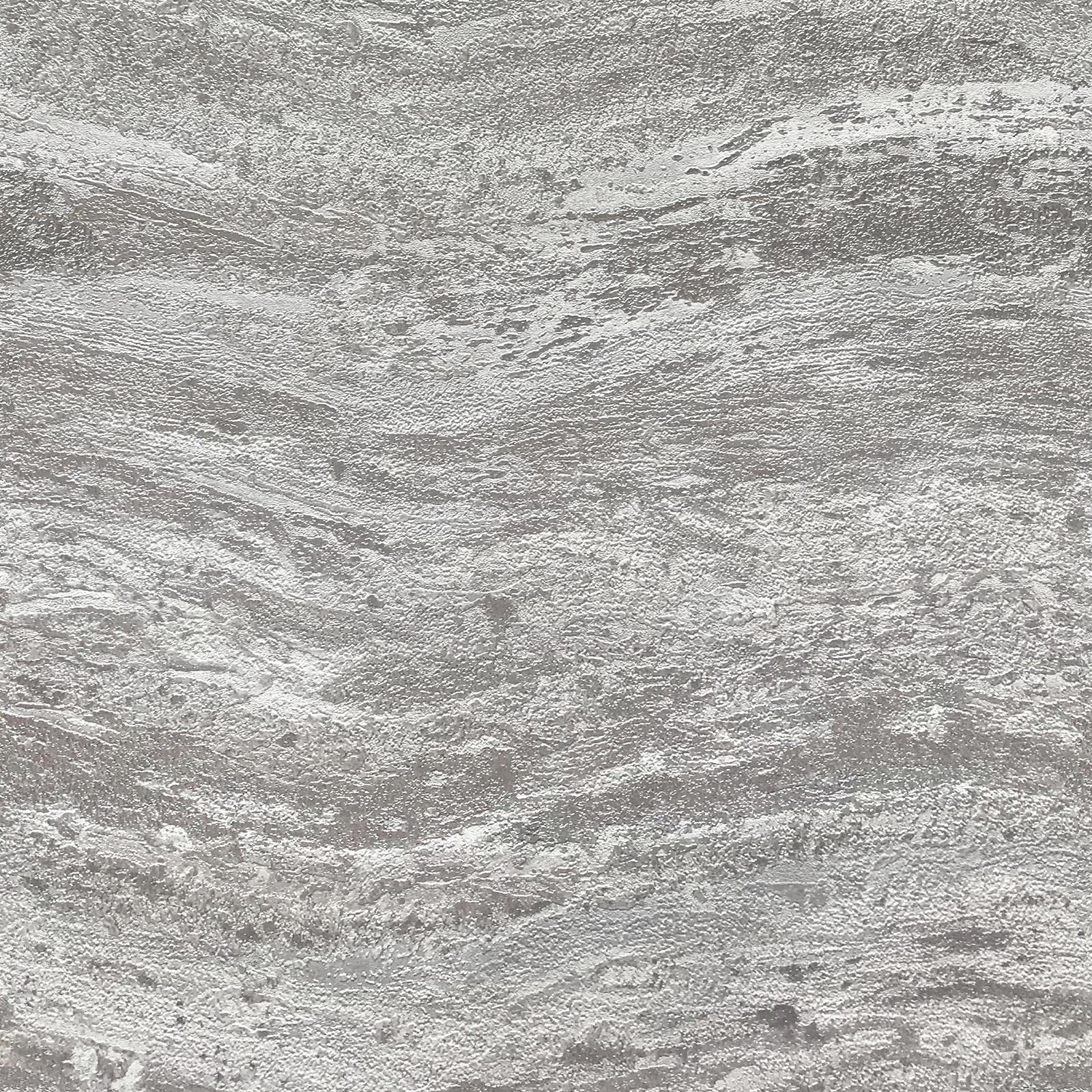 RASCH (U.K) Limited Onyx Wallpaper - Modern Glistening Wallpaper for Living Room, Bedroom, Fireplace - Decorative Luxury Industrial Wall Paper with Textured Distressed Look (Grey, Metallic Silver)