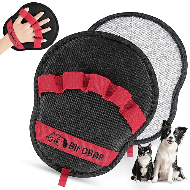 Pet Hair Removal Glove - Magic Brush Electrostatic Mitt for Dogs Cats Reusable Grooming Gloves - Dog Hair
