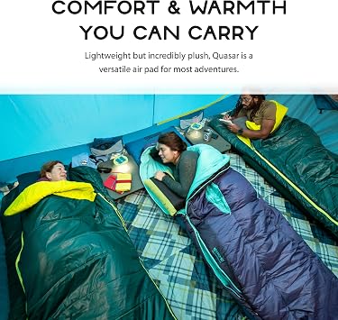 NEMO Equipment Quasar 3D Sleeping Pad | Lightweight, Insulated, Inflatable, Camping, Backpacking