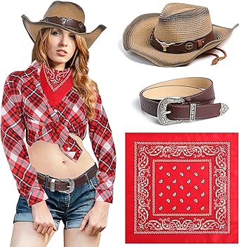 Cowboy Hats For Women Adult Sexy Rhinestone Cowgirl Costume