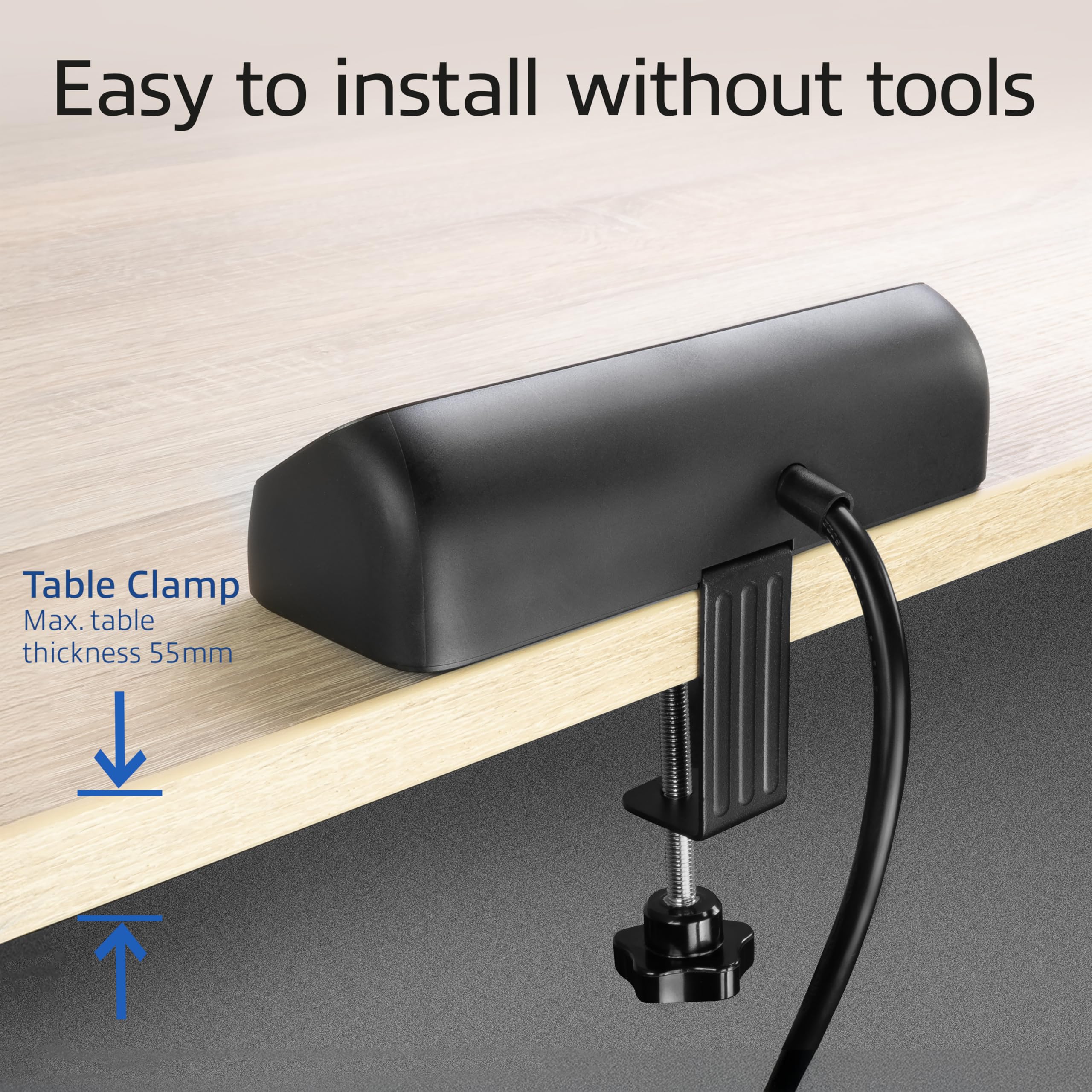 ACT Ciabatta da scrivania con 3 prese di tipo F, 30 W Power Delivery, porte USB di tipo C/A, cavo 1,5 metri AC2480