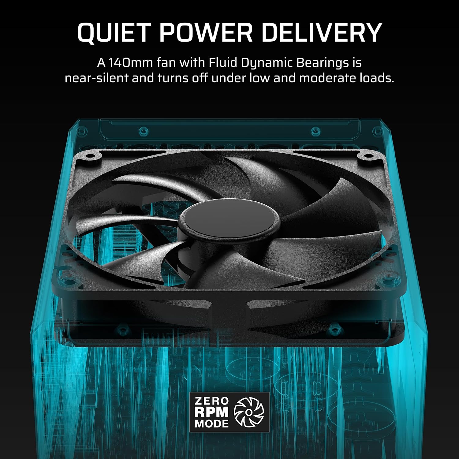 CORSAIR HX1200i Shift Fully Modular ATX Power Supply – Built-in iCUE Link System Hub, Native 12V-2x6 Cable, ATX 3.1 & PCIe 5.1, Side-Mounted Connectors, Cybenetics Platinum – Black