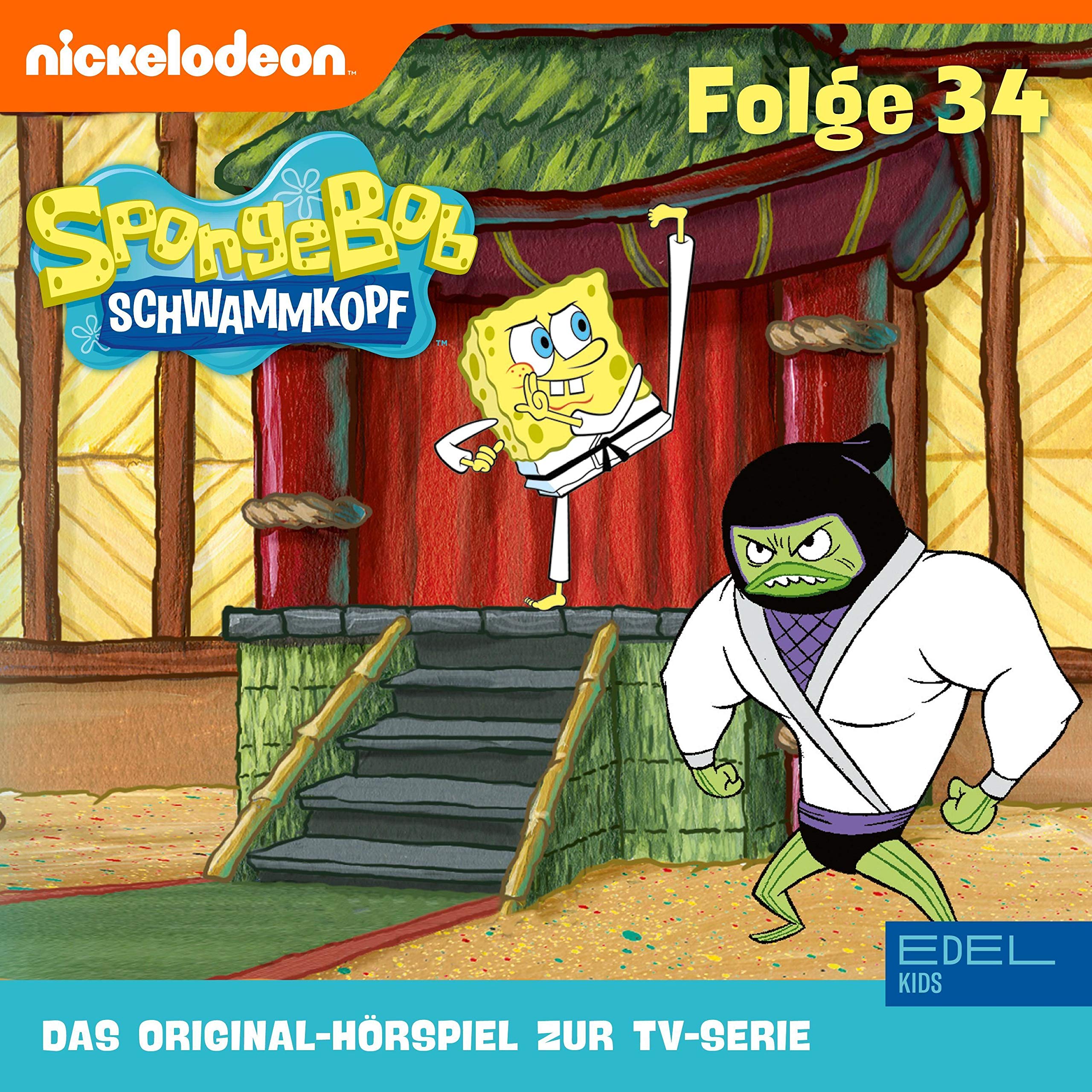 Cover art for SpongeBob Schwammkopf 34. Das Original-Hörspiel zur TV-Serie