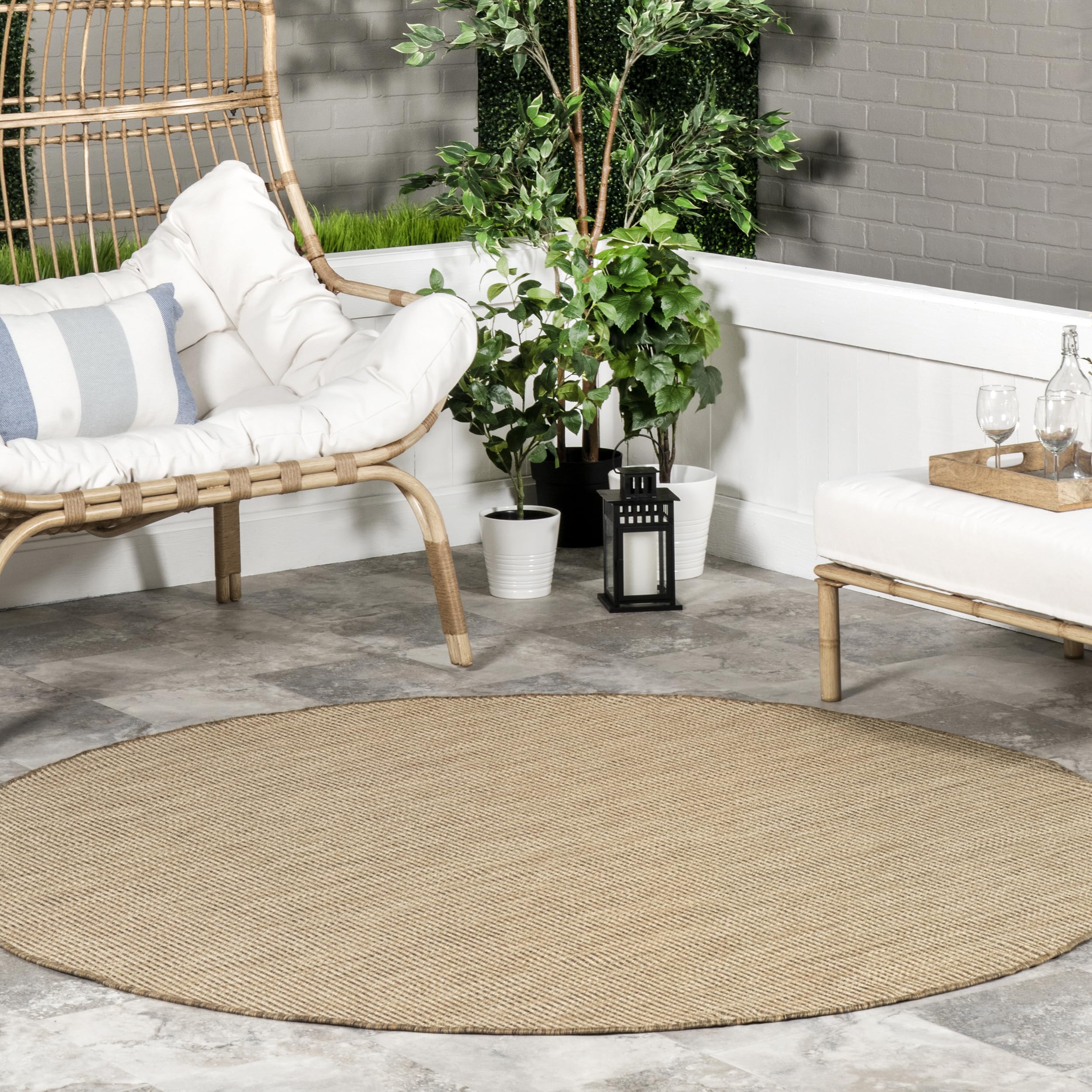 Amazon.com: nuLOOM Rosy Classic Indoor/Outdoor Area Rug, 6' 7