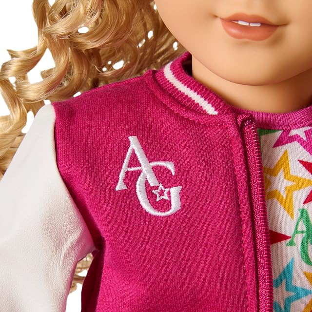 Foto 4 de 6 de American Girl, Truly Me - Muñeca #115 de 18 Pulgadas con Ojos Grises, Cabello Rubio Rizado, Piel Clara…