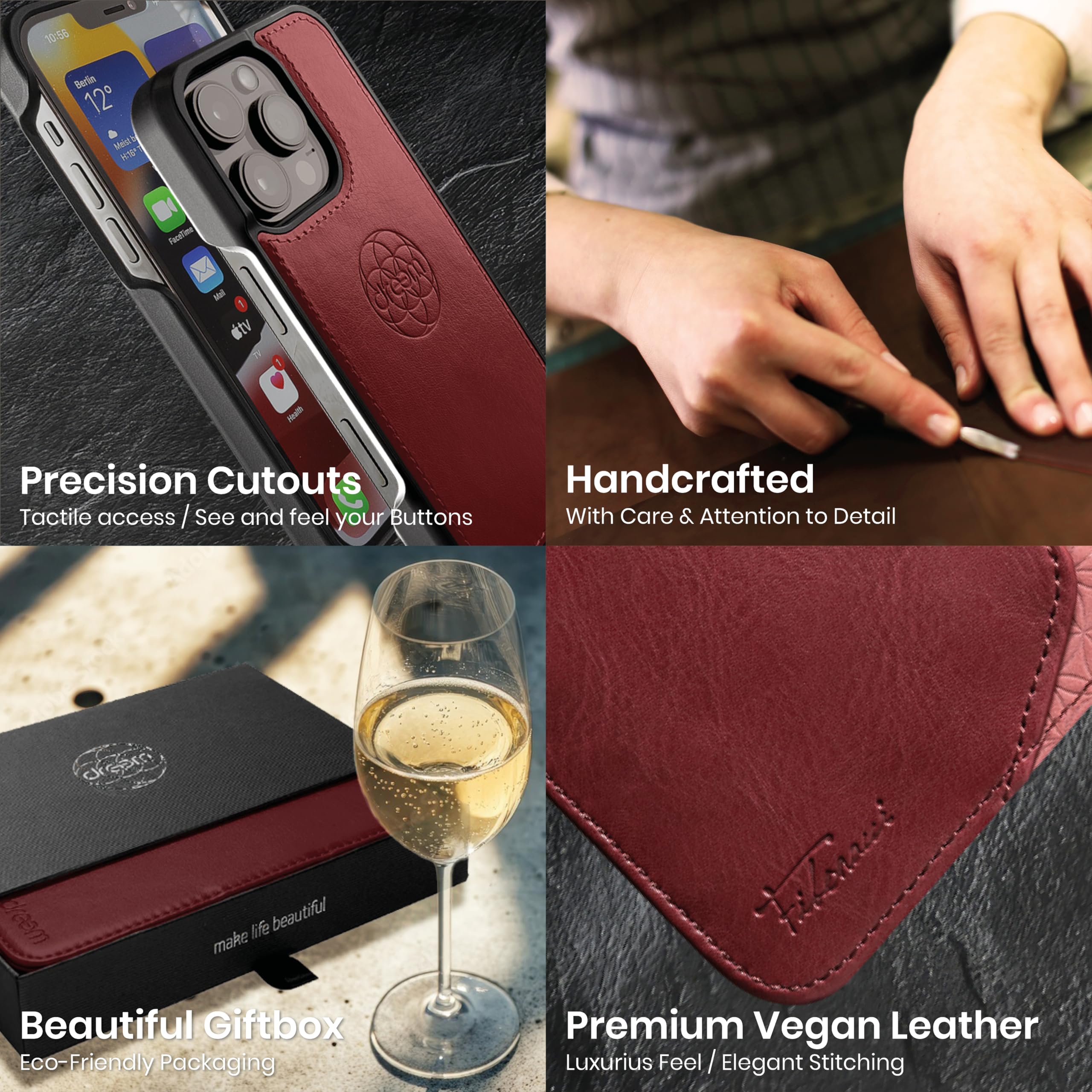 Amazon.co.jp: Dreem フィボナッチ（Fibonacci）2イン1 財布型ケース