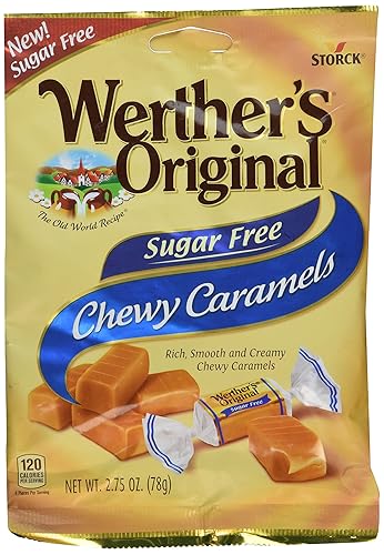 Werthers Original caramelos masticables sin azúcar 275 oz Paquete de 2