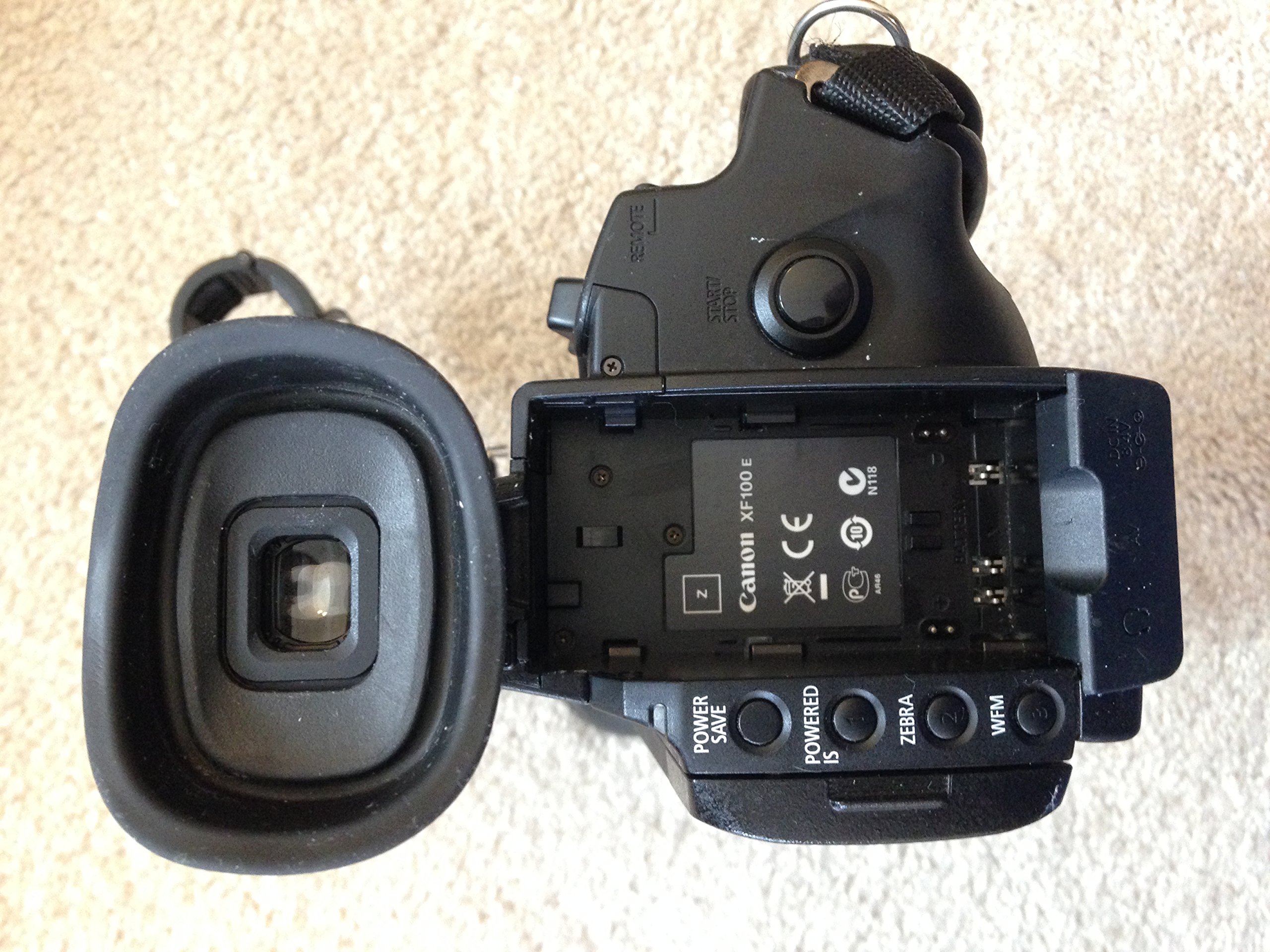Canon XF XF100 2.37 MP CMOS Black Camcorders (2.37 MP, CMOS, 25.4