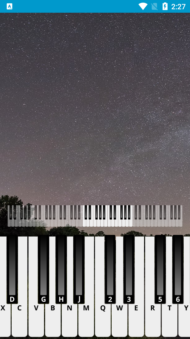 virtual piano for Android