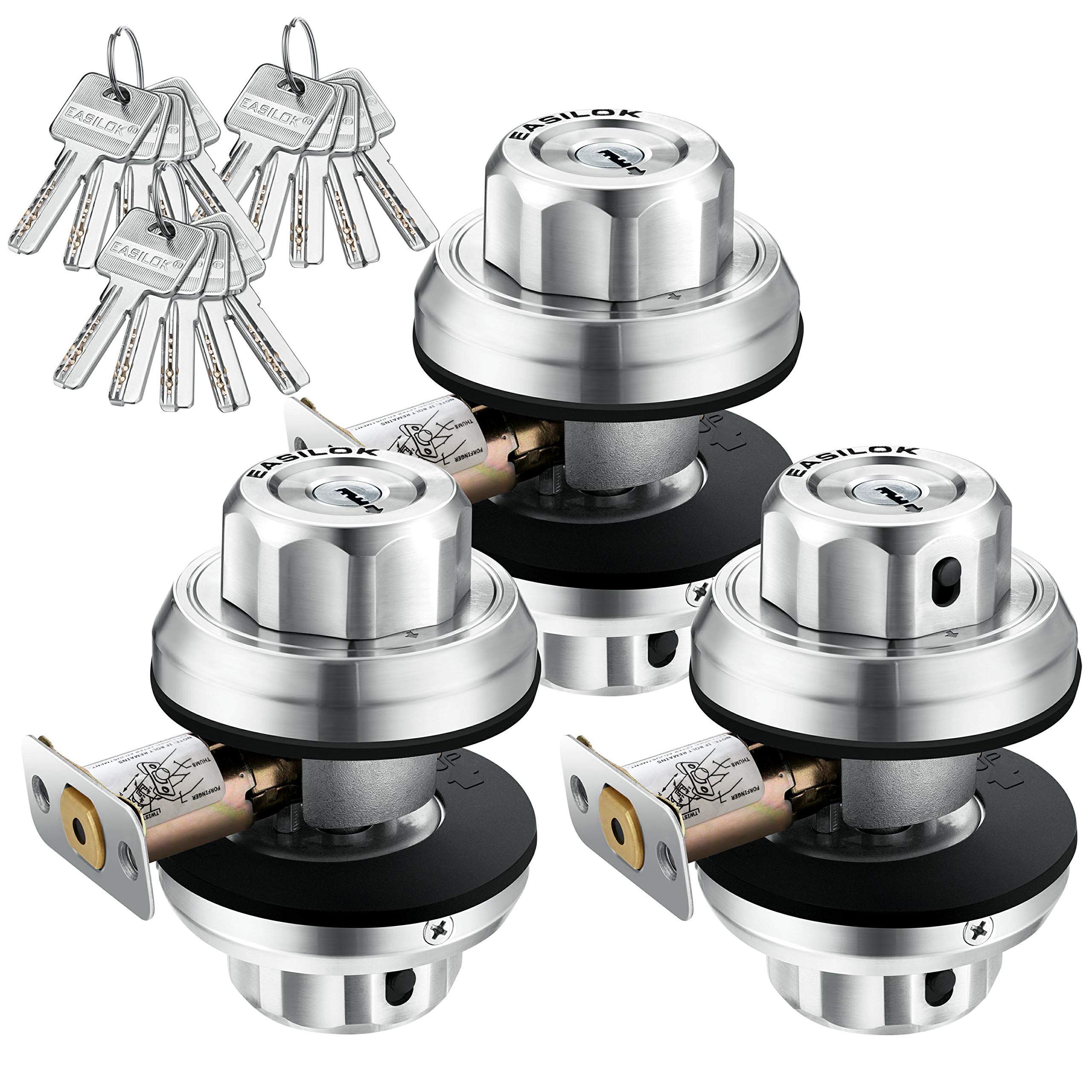 Buy Twist to Lock deadbolt Lock keyless mechnically,a DeadButton Works