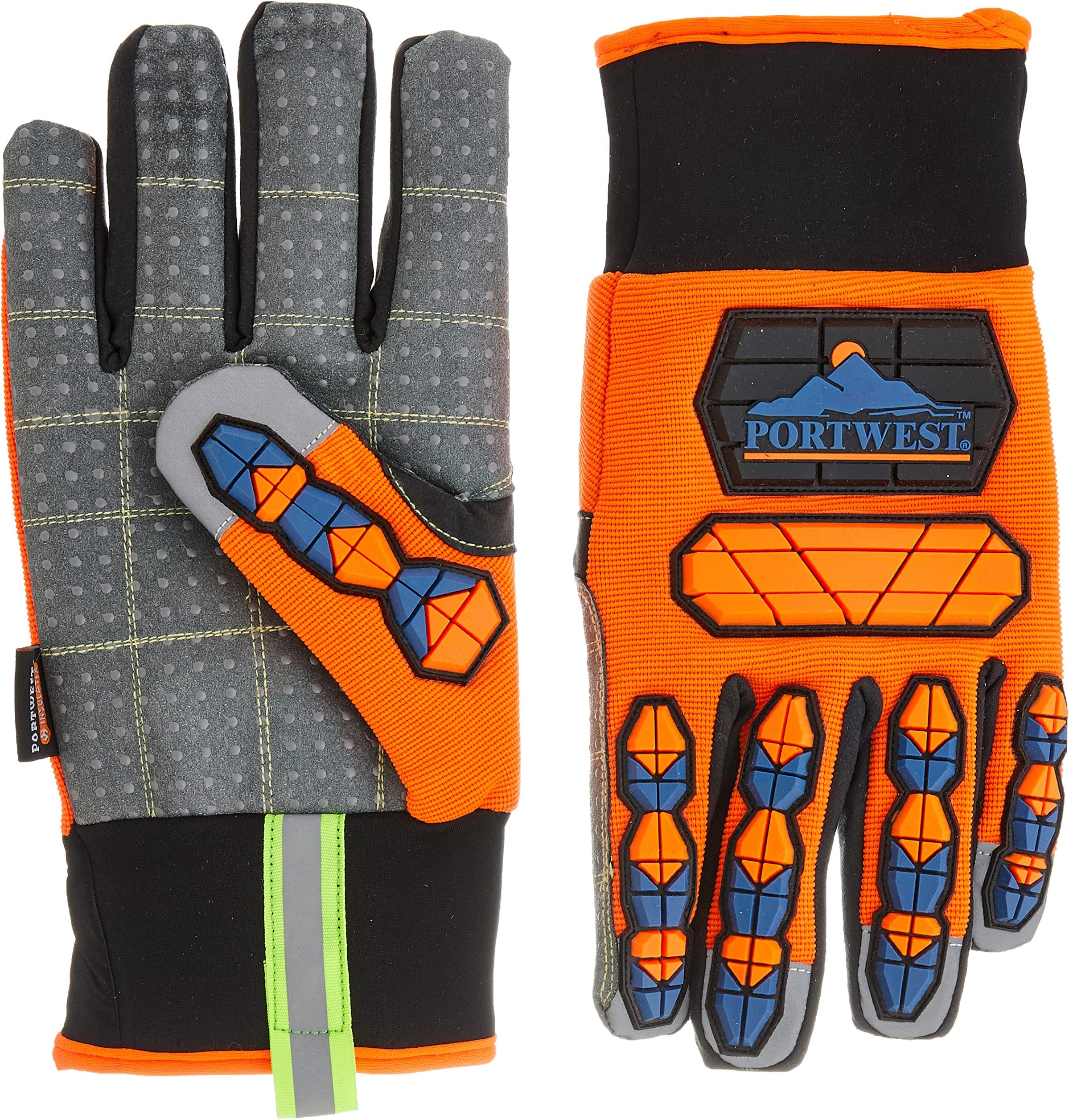 PortwestPortwest Aqua-Seal Pro Glove, Size: XL, Colour: Orange/Blue, A726O4RXL