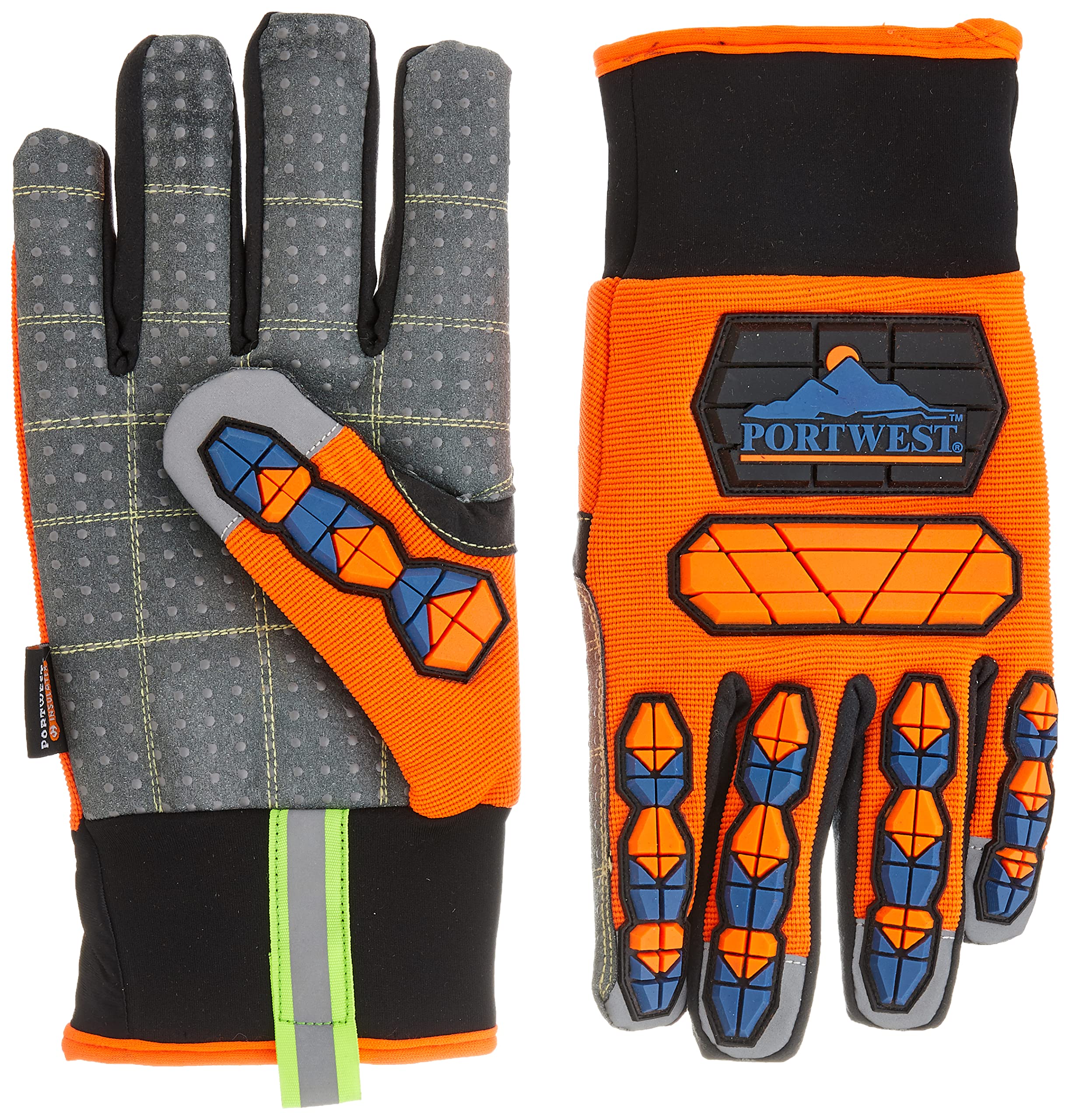 PortwestPortwest Aqua-Seal Pro Glove, Size: XL, Colour: Orange/Blue, A726O4RXL
