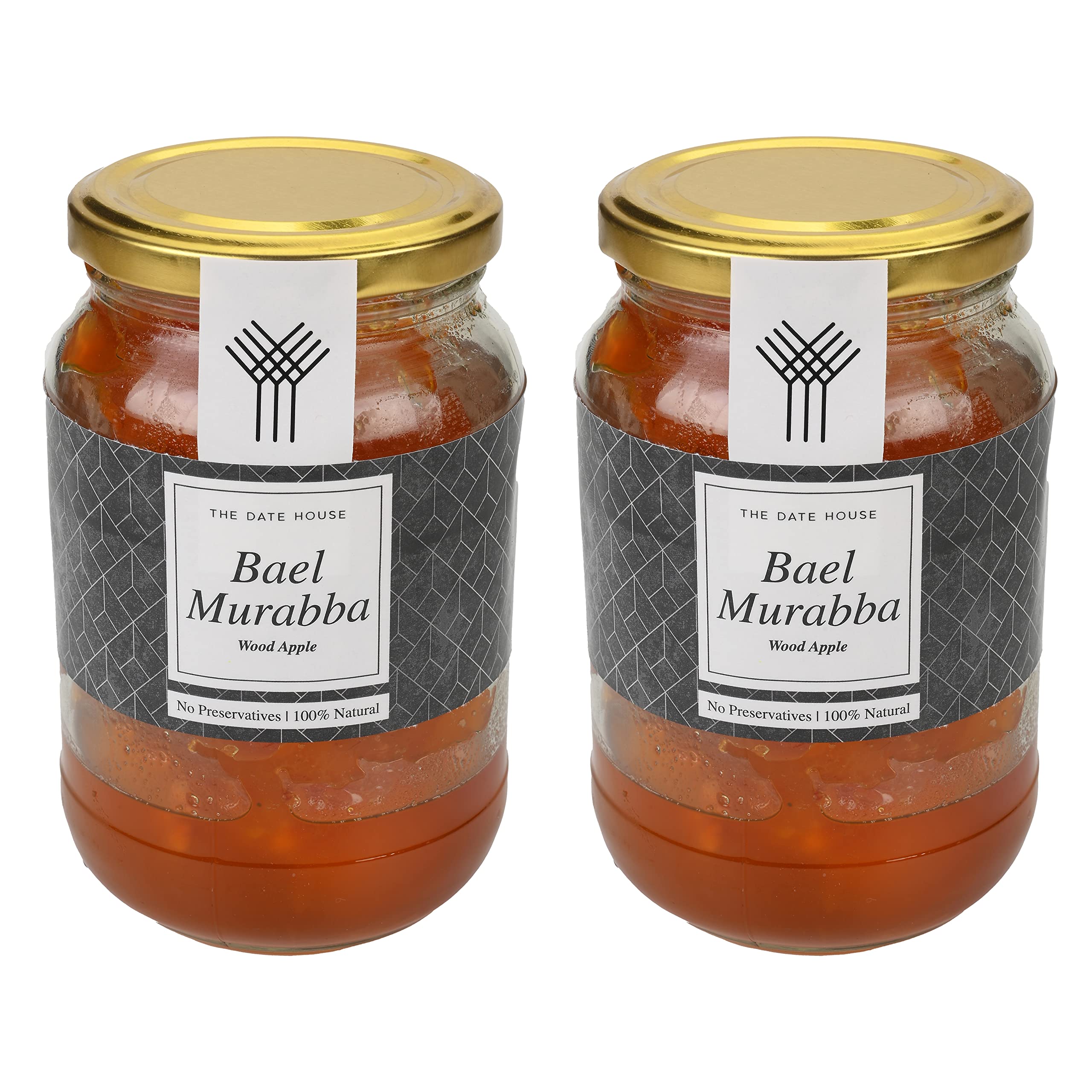 The Date House Bael Murabba | Bael Murabba | Healthy & Delicious | Low Sugar Murabbas | No artificial preservatives or flavors | 100% Plastic Free Packaging - 450gm Each - Pack of 2 (B09SVBRPTC) Amazon Price History, Amazon Price Tracker