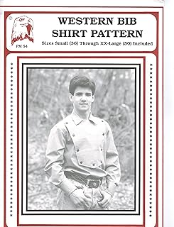 Western Bib Shirt Pattern - Buy now