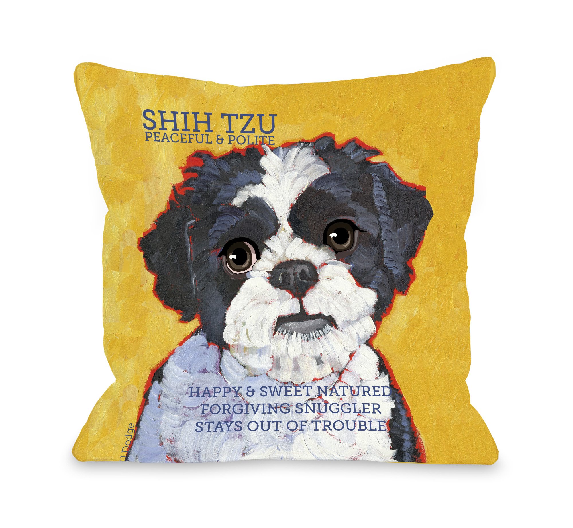 Artist UnknownOne Bella Casa Shihtzu 4 Pillow, 20 by 20-Inch