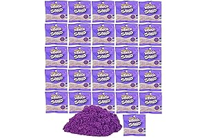 Vibrant Violet Kinetic Sand Eggs: A Party Sensation for Kids!