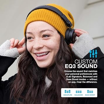 JLab, Studio+ Gen 2, On-Ear Headphones, Wireless Bluetooth, Multipoint, Foldable