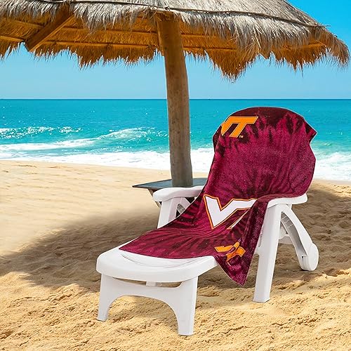 Vista 73 de Northwest NCAA Texas Tech Red Raiders - Toalla de playa, 30 x 60 pulgadas, psicodélico Psychedelic