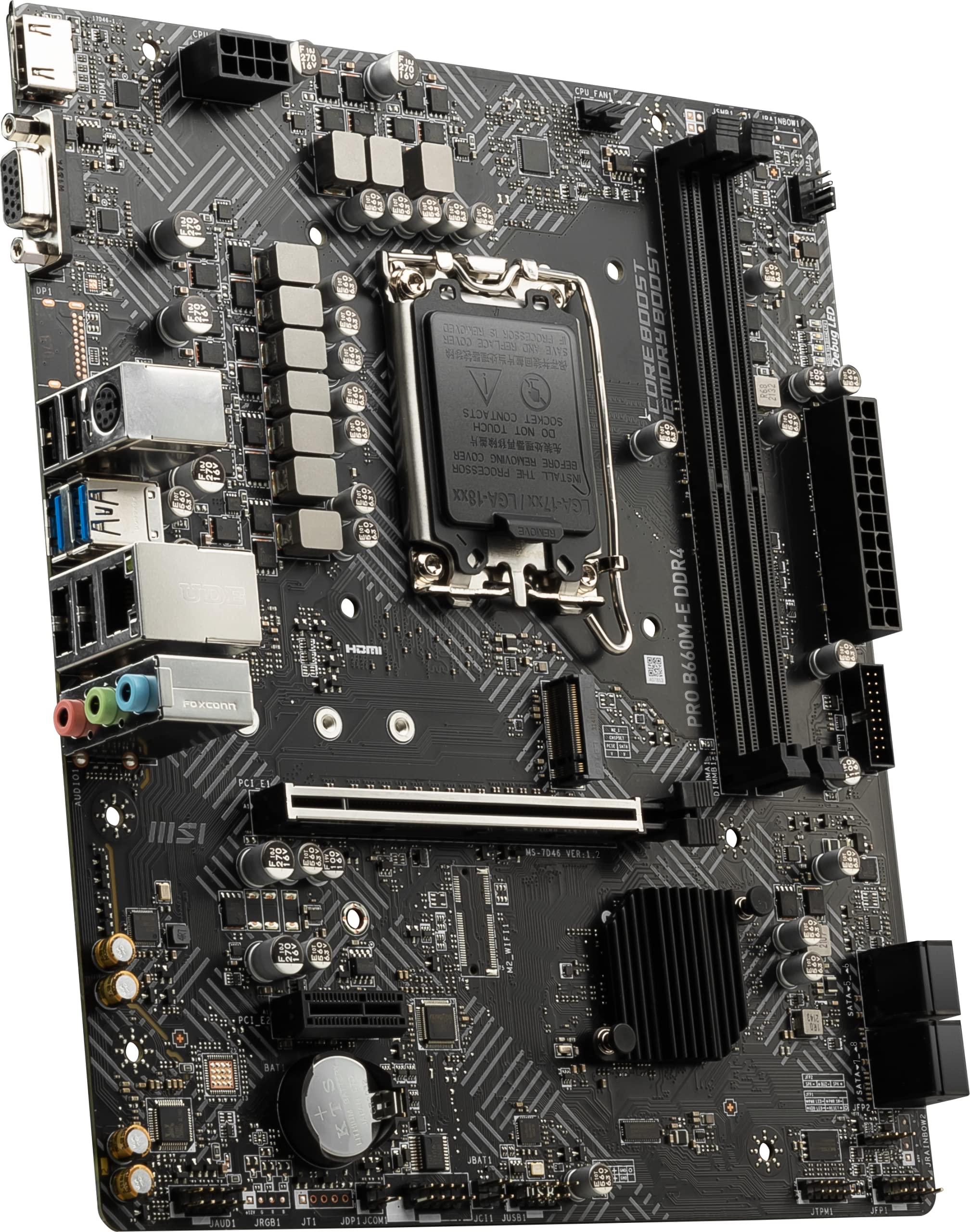 Amazon.co.jp: MSI PRO B660M-E DDR4 マザーボード : ホビー