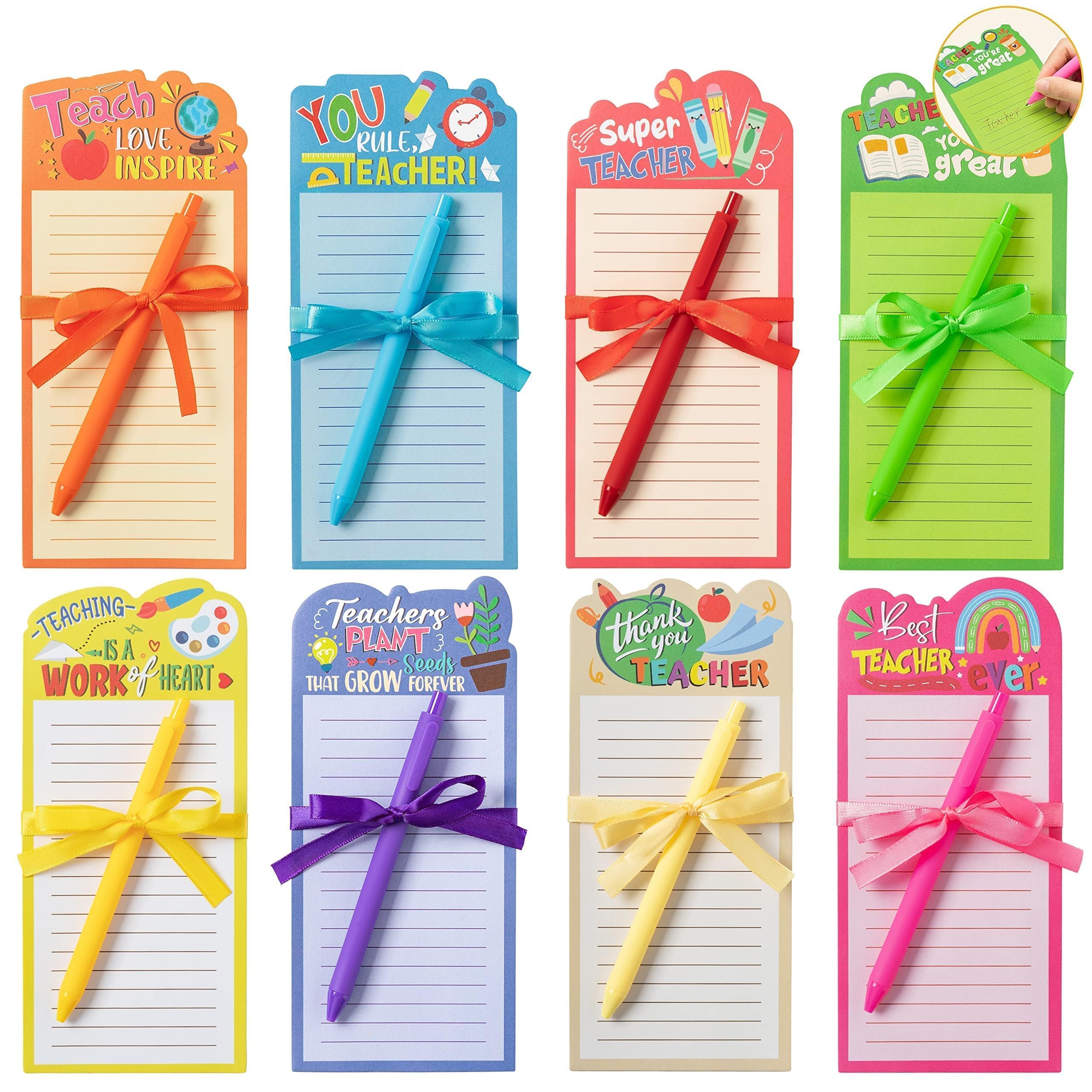 Bloc-notes enseignants pour l'école Organisation colorée au bureau et à la maison