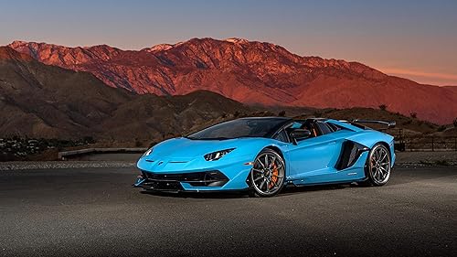 Póster laminado 42x24: Lamborghini Aventador svj Roadster 4k HD2020 Lamborghini Aventador svj Roadster 5k HD2020 Lamborghini Aventador svj Roadster