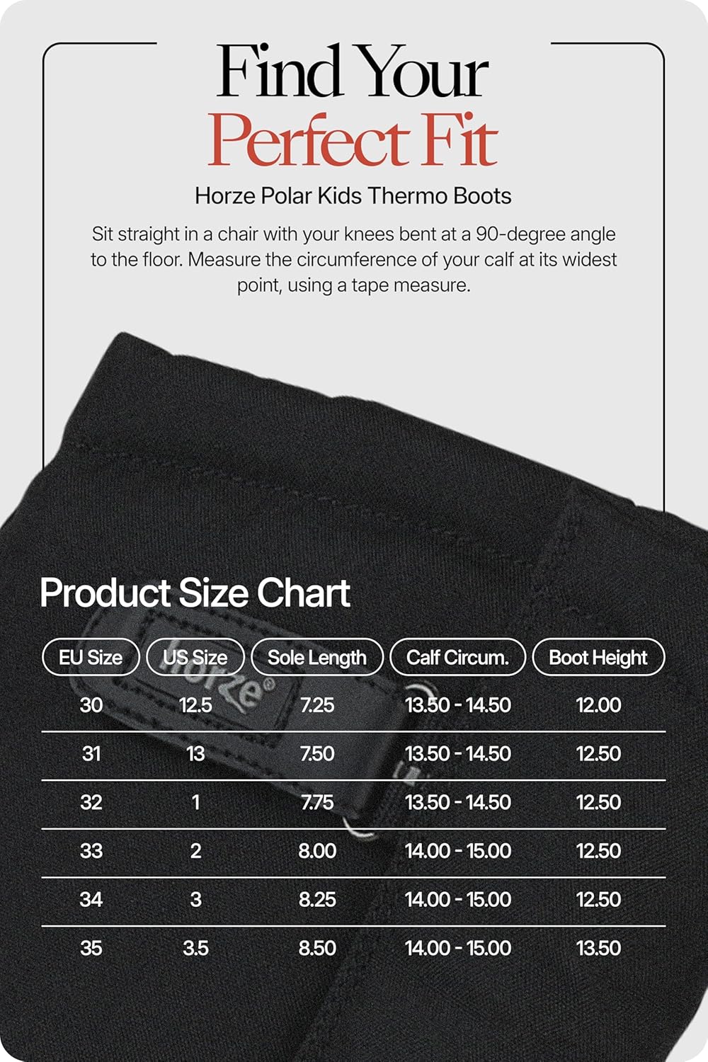 HORZE Polar Kids Thermo Boots