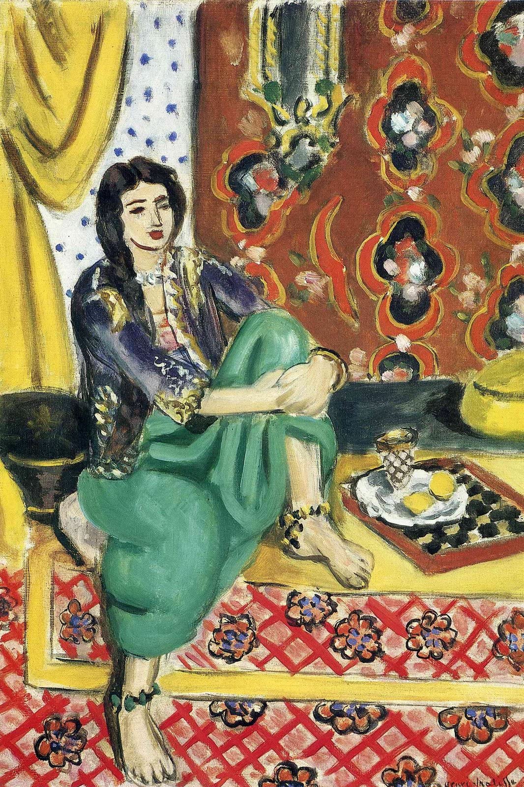 Henri Matisse、JEUNE FEMME、海外版超希少レゾネ、新品額付 Henri Matisse La Japonaise: Woman beside the Water Collioure