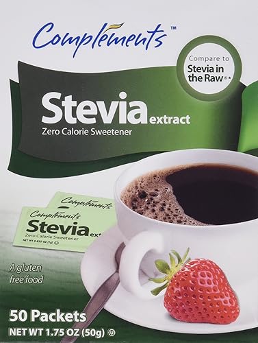 Miniatura 1 de COMPLEMENTS Edulcorante cero calorías con extracto de stevia (50 paquetes)