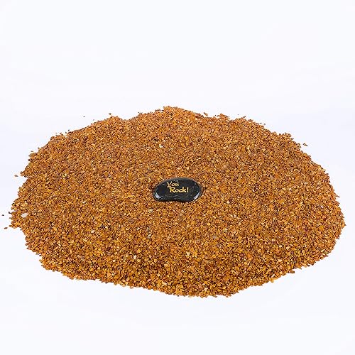 ROCKIMPACT Grava de guisantes de 11 libras, piedra natural pulida pulida, pequeños guijarros profesionales para maceta bonsái, bambú de la suerte,