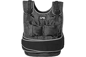 SPRI 20-Pound Weighted Vest: Adjustable Training Companion for Men