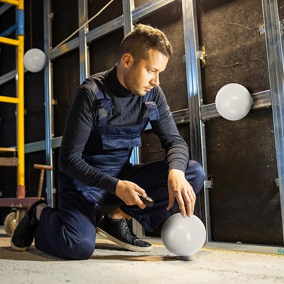 AdirPro 6 Scanning Spheres 145mm Diameter with Magnetic Base - Great for Surveying - Carry Case Included