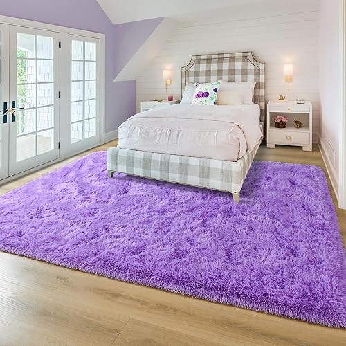 Miniatura 4 de JUNOVO - Alfombras de área ultra suaves de 3 x 5 pies, alfombras esponjosas para dormitorio, niños, niñas, bebés, sala de estar, suelo, cuarto de