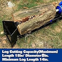 Vista 2 de BILT HARD Log Splitter Manual 12 Ton, Hydraulic Wood Splitter, Horizontal Full Beam Steel Firewood Splitting Machine