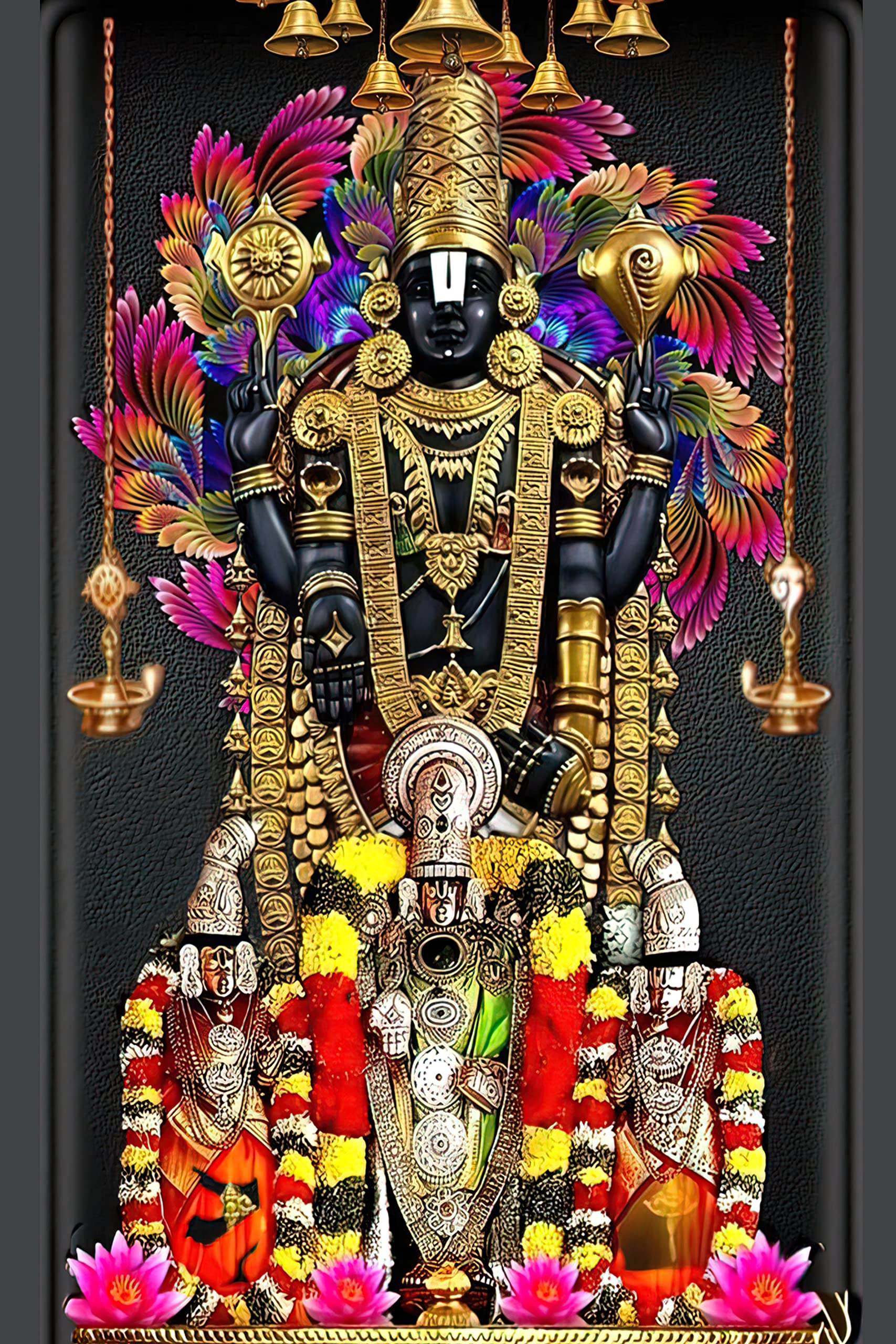 Tirupati Balaji Poster - Lord Murugan Wall Art -32 Tirupati Balaji Poster - Lord Murugan Wall Art -32