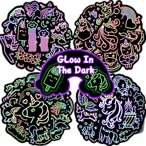 Miniatura 16 de 50 calcomanías estéticamente neón para botellas de agua Cyberpunk para adultos, coloridas calcomanías holográficas impermeables de vinilo para No