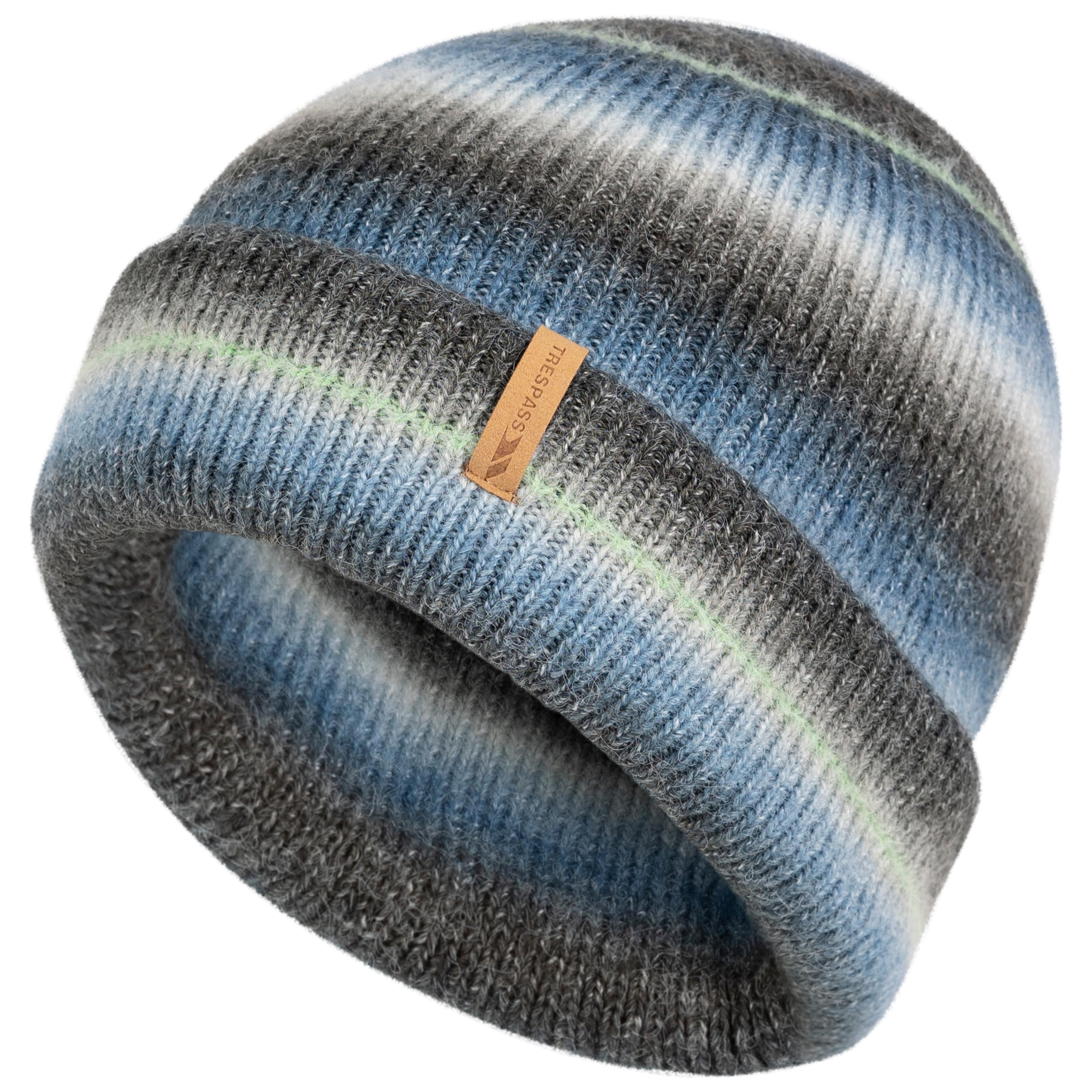 Trespass Unisex Hat Striped Knitted Beanie Chevron