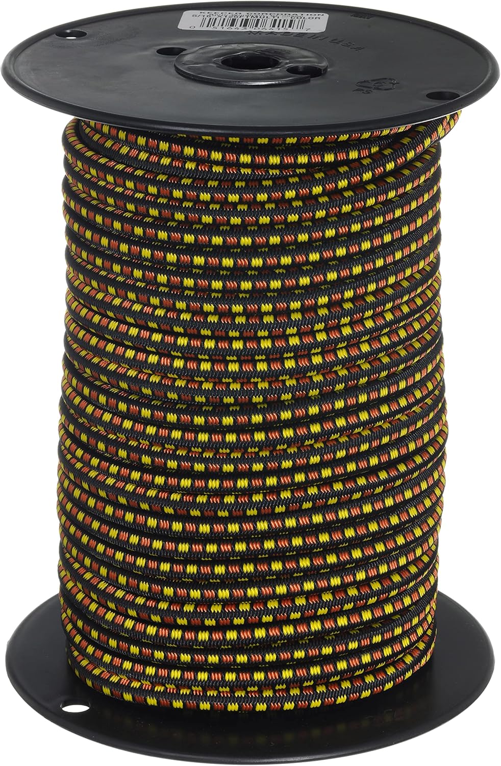 Keeper – 5/16” x 125’ Multi-Colored Bungee Cord Reel - UV And Weather-Resistant
