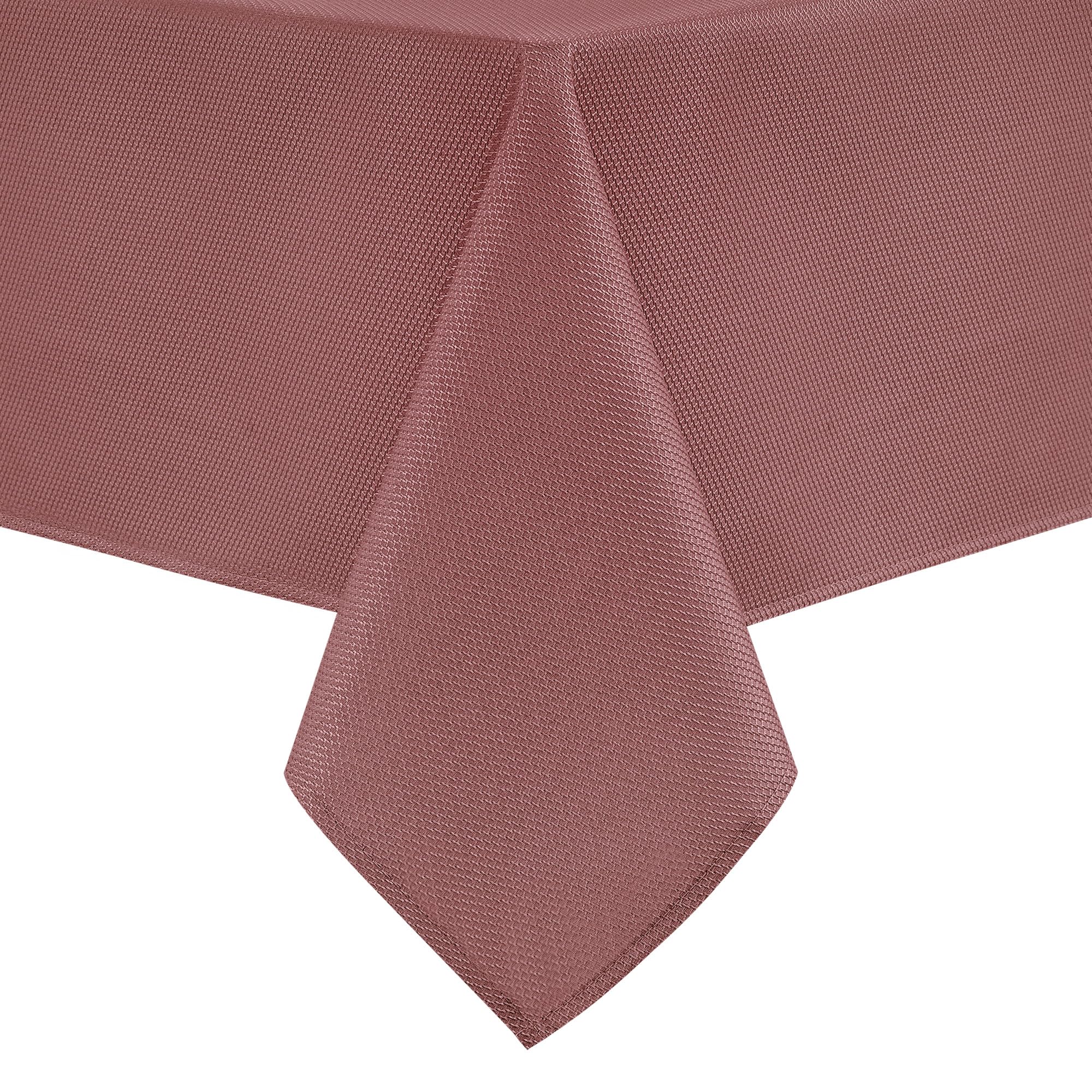 Hiasan 60 X 84 Inch Rectangle Textured Tablecloth - Waterproof Spillproof Antiwrinkle Jacquard Table Cloth for Kitchen and Dining Dinner, Outdoor