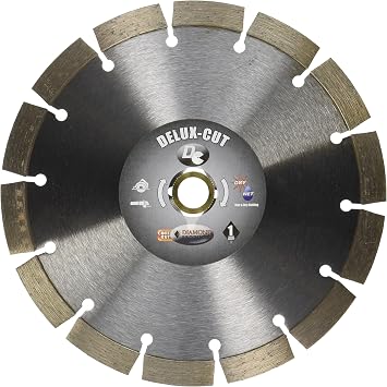Diamond Products Core Cut 22802 8-Inch by 0.080 by 7/8-Inch Delux Cut Small Diameter Segmented Blade