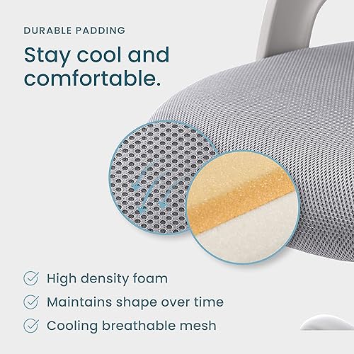 Miniatura 6 de Silla de oficina, sillas de escritorio, silla de escritorio de malla para computadora con ruedas, silla de oficina ergonómica de altura ajustable,